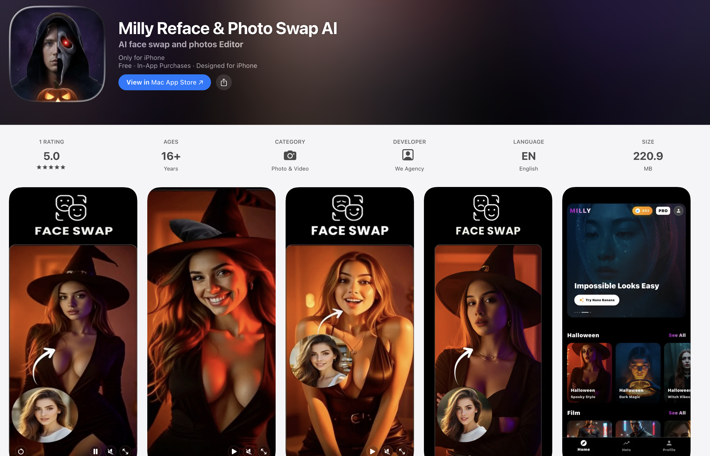 Photo Swap Innovation — Milly AI