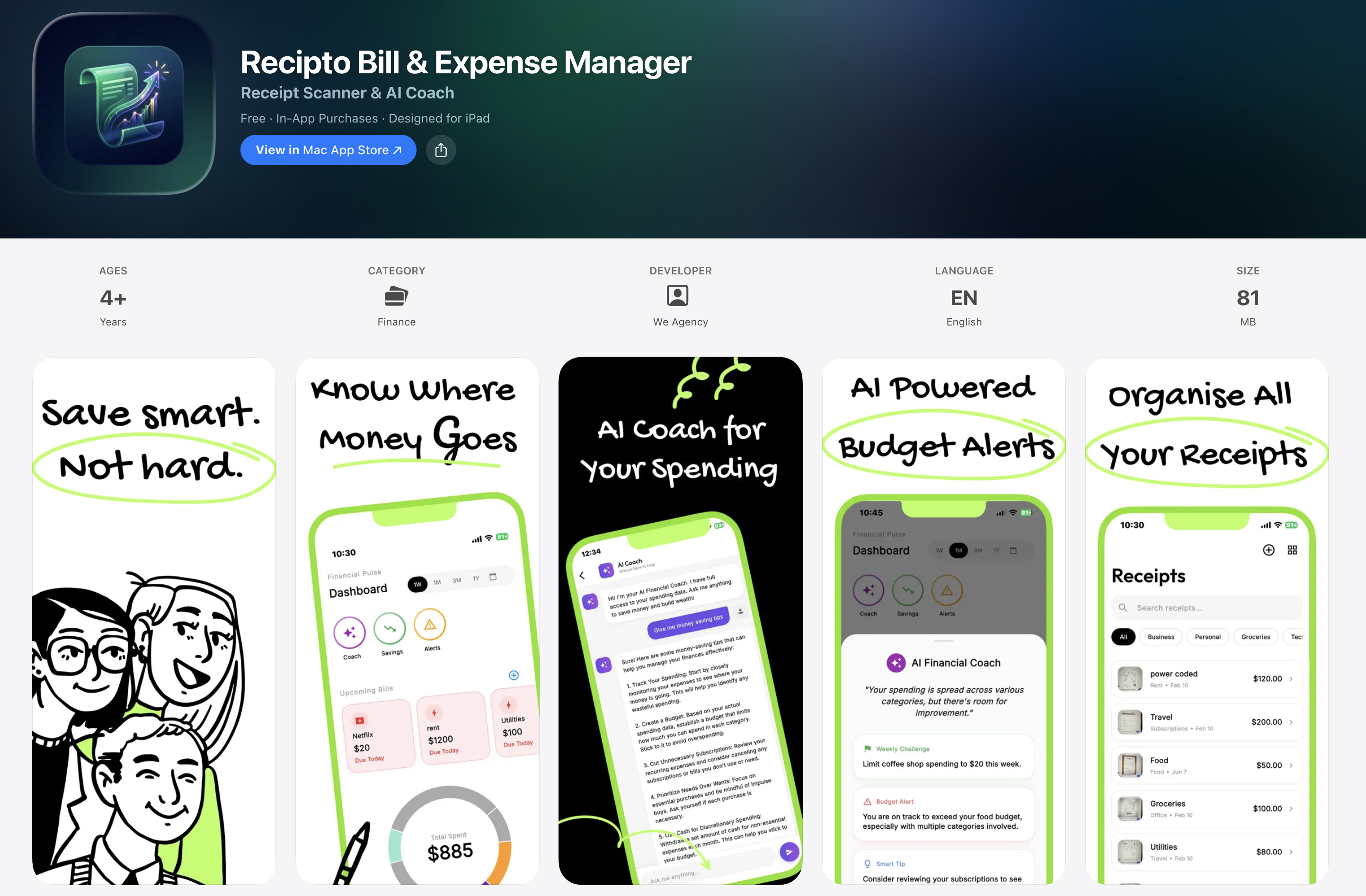 Smart Expense Management — Recipto AI